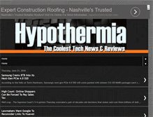 Tablet Screenshot of hypothermia.us